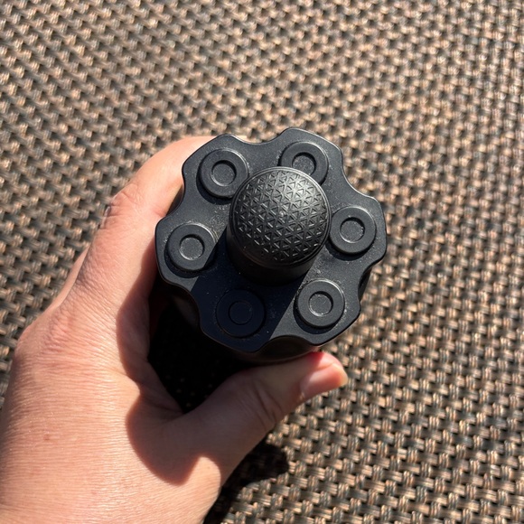 EMPTY BOTTLE Azzaro Most Wanted Intense Black Textured Bottle empty 3.4 oz - Picture 3 of 4